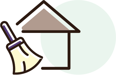 Clean-Up by Graceful Nesting